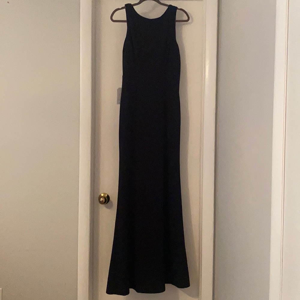 Elegant Navy Gown